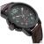 Men 's quartz watch waterproof large dial leather business watch