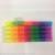 Six mini spliced highlighter rainbow Six color highlighter