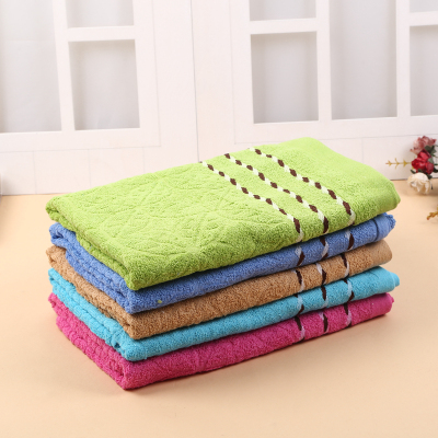 Suction and thicken face face towel cotton towel logo customization.