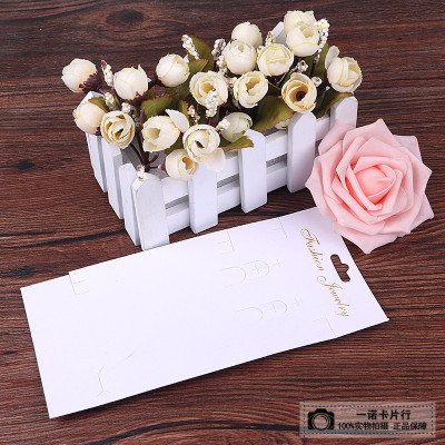 Diy jewelry accessories first jewelry packaging bag plastic card paper necklace stud card
