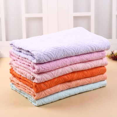 Pure cotton plain adult towel cotton skin soft absorbent face towel.