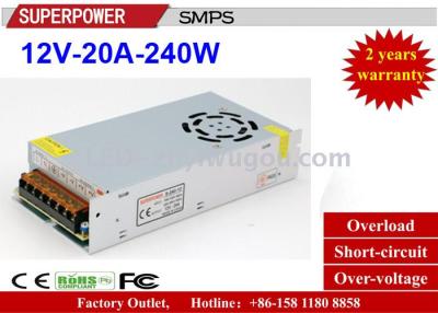 DC small 12V20A 240W security LED switching power supply adapter power
