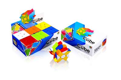 Manufacturers direct sale of new special-shaped hot wheel rubik's cube (red, display box version)