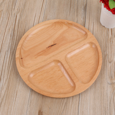 Natural environmental protection without lacquer beech wool tray circular tray plate