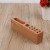 Wooden pen container with multi-function pen holder for office desktop mobile phone business card storage box