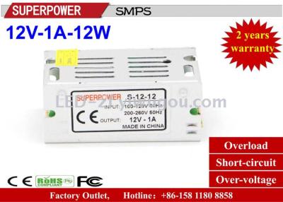 Security/DC 12V1A LED 12W switching power supply adapter power