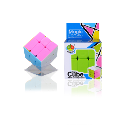 Manufacturers direct sale of new special-shaped hot wheel rubik's cube (pink, color box version)