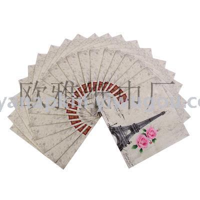 Printed napkins/colored tissue paper flower, paper factory home direct Printed tissue cartoon birthday paper towel.