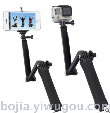 GoPro three Hero6/5/4/3+3way three-self of the adjustment arm rods