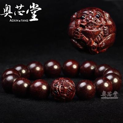 India small leaf rosewood hand strings to compete wealth PI xiu wild Venus to open sandalwood men and women hand strings of buddhist beads
