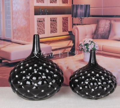 Gao Bo Decorated Home American style rustic porch decorates craft to place a ceramic vase that sets a diamond