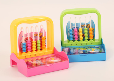 Multi - function learning kit student calculator clock bead counting abacus with table building block mathematics bar.