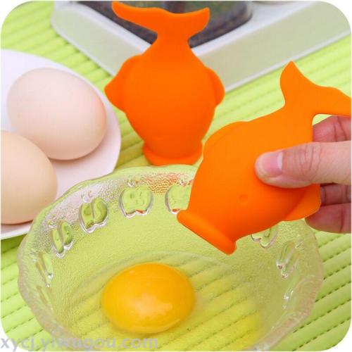 creative silicone goldfish egg sucker egg white separator baking gadget