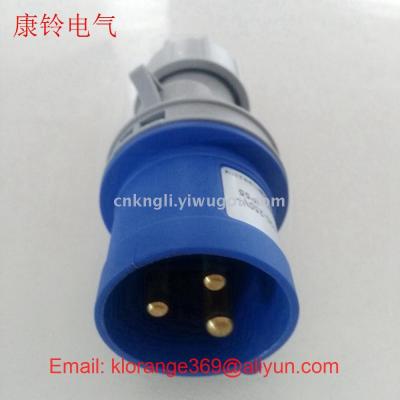 Waterproof industrial waterproof plug 16A 3 pin plug N013 IP55