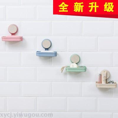 Multifunctional rack suckers SOAP creative single-layer filter water in SOAP holder
