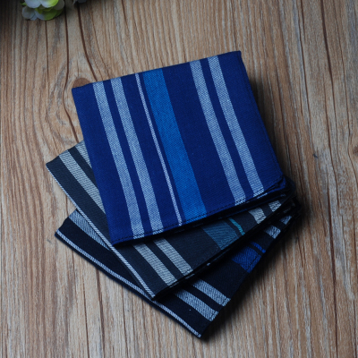 Parcel post [12] pure cotton men 's handkerchief dark handkerchief time! Absorbent handkerchief 43 cm