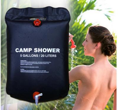 Solar shower bag hot water showers home bathe Sun-thickened water tasteless 20L email