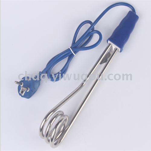 water heate high-performance blue handle european plug immersion heater 3-ring water heater quantity discount onelect