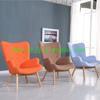 Soft backrest Chair sofa Chair living room bedroom comfortable recliners simple fashion leisure sofa Chair