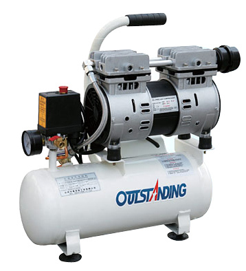 Silent Oil Free Air compressor 1.1kw 