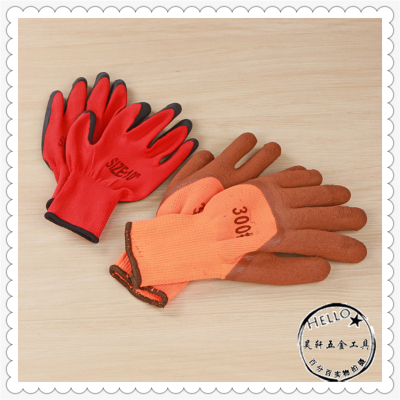 Manufacturer direct selling anti-skid work gloves latex rubber latex gloves.