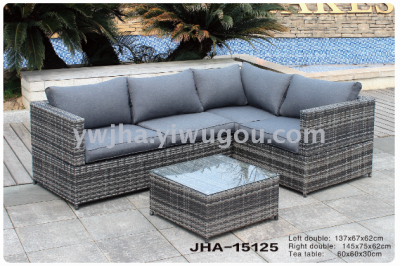 Web celebrity hot style ding cool outdoor rattan sofa, rattan furniture, manufacturers direct jha15125