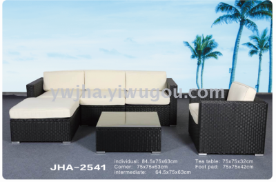 Web celebrity hot style ding cool outdoor rattan sofa, rattan furniture, manufacturers direct jha2541