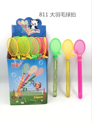 Big badminton racket bubble rod 811* small badminton racket bubble water