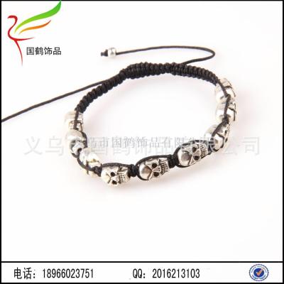Metal skull bead bracelets