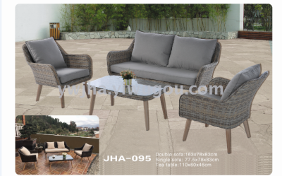Ding Cool rattan furniture, leisure furniture, outdoor leisure products, rattan sofa JHA-095
