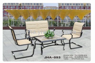 Outdoor leisure products, Tesla Sofa, Rattan sofa, rattan imitation furniture JHA-093