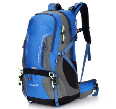 2017 euro blue backpack multifunctional mountaineering bags student leisure computer bags wholesale