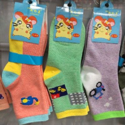Combed Cotton Children's Socks Factory Direct Sales Colored Cotton Children's Socks Baby's Socks