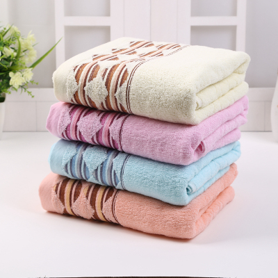 Pure cotton jacquard thickened soft creative lace plain striped face towel.