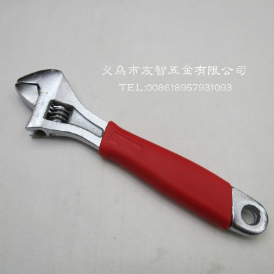 6 "8" 10 "12" imitation forged cast red handle adjustable wrench adjustable wrench m steel adjustable spanner
