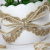 Europe, simple handmade linen bow DIY decoration material by hand bouquet bow rope