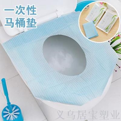 disposable plastic wood pulp paper toilet seat home travel hotel pregnant women standing toilet paper.