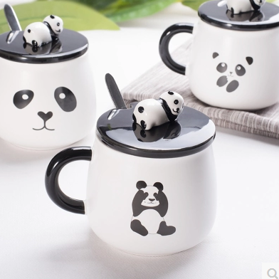 Ceramic mug cartoon Panda Cup