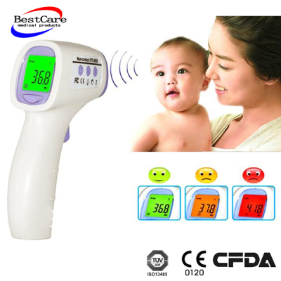 Home human temperature measurements with infrared thermometer thermometer
