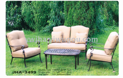 Rattan leisure furniture/furniture/outdoor leisure/cast aluminum furniture/JHA-3499