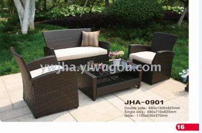 Rattan furniture, leisure furniture, outdoor leisure products, Rattan sofa JHA-0901