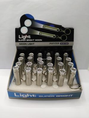 Hot-selling stainless steel moon light, key light, electronic light, small flashlight