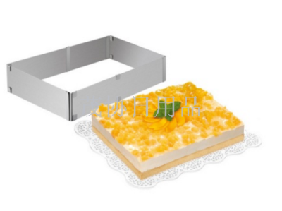 Stainless Steel Mousse Mold Telescopic Square Cake Donut Cake Mold