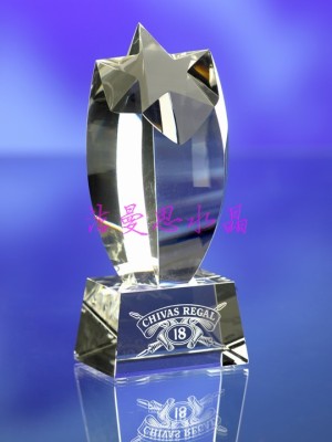 Crystal trophy