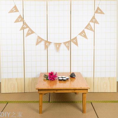 Christmas class party wedding DIY burlap pennant flag happy birthday