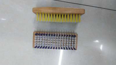 002 wood clothes brush brush rectangular brush with wooden handle brush