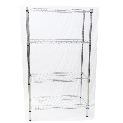 Four-Layer Metal Storage Rack Balcony Sundries Rack Kitchen Organizing Shelves Multi-Purpose Storage Storage Rack