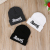 Autumn and Winter Swag Men's and Women's Fashion Knitted Hat Pullover Hat Light Embroidery Hat