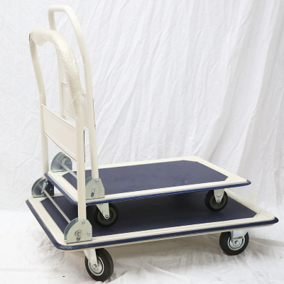Small Trolley Load 150kg Drag Loading and Unloading Logistics Trolley Foldable Carrying Truck