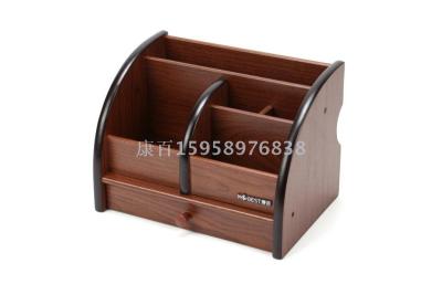 Kang hundred rotating multi-functional wood pen pen holder 9001.9002.9003